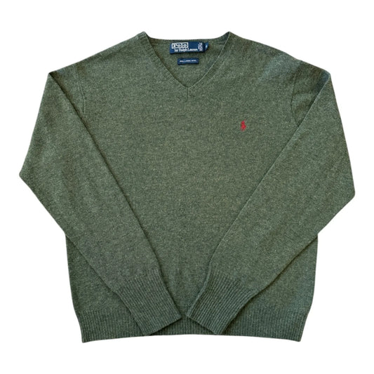 Small Ralph Lauren Green Lambs Wool Jumper