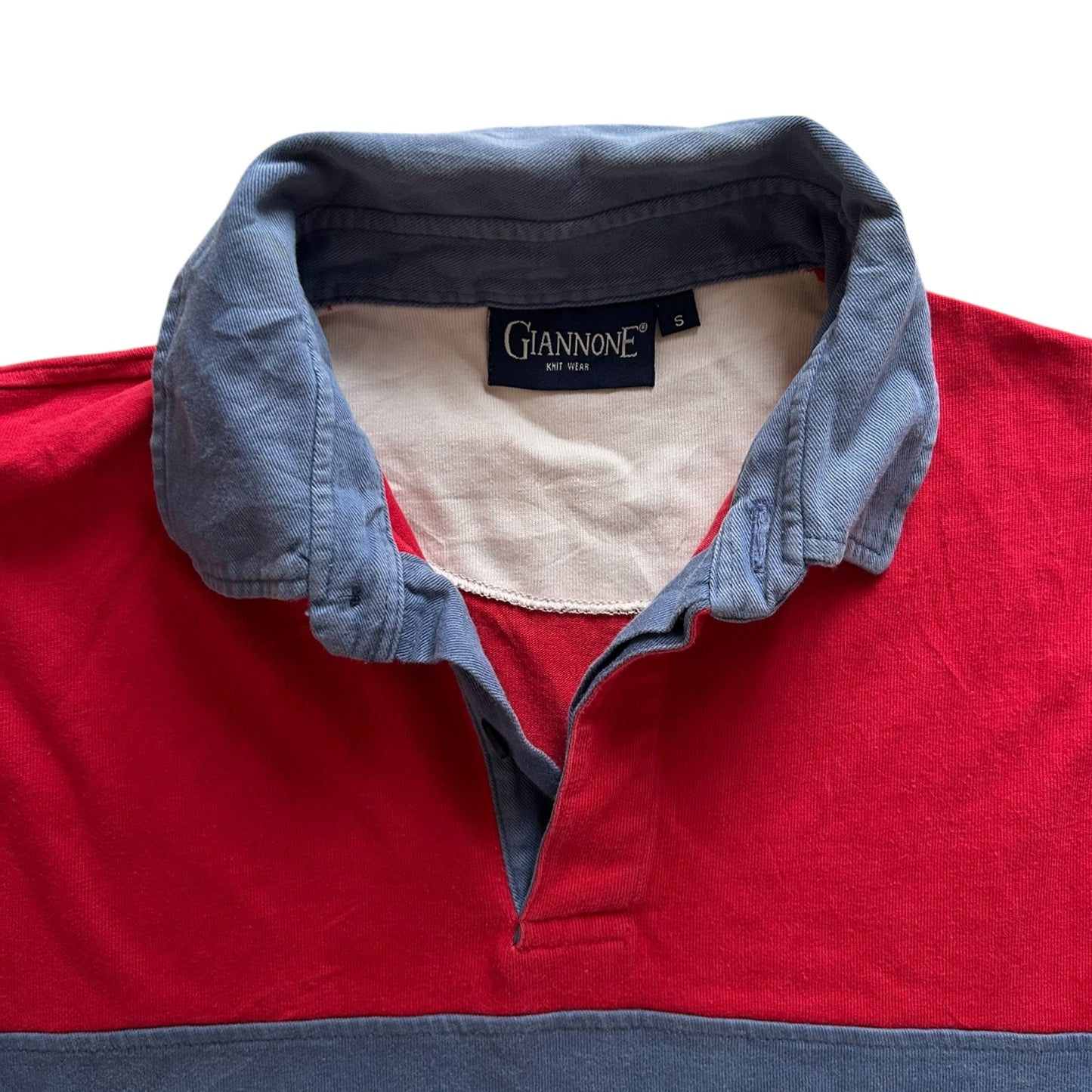 Small Giannone Red Rugby Shirt
