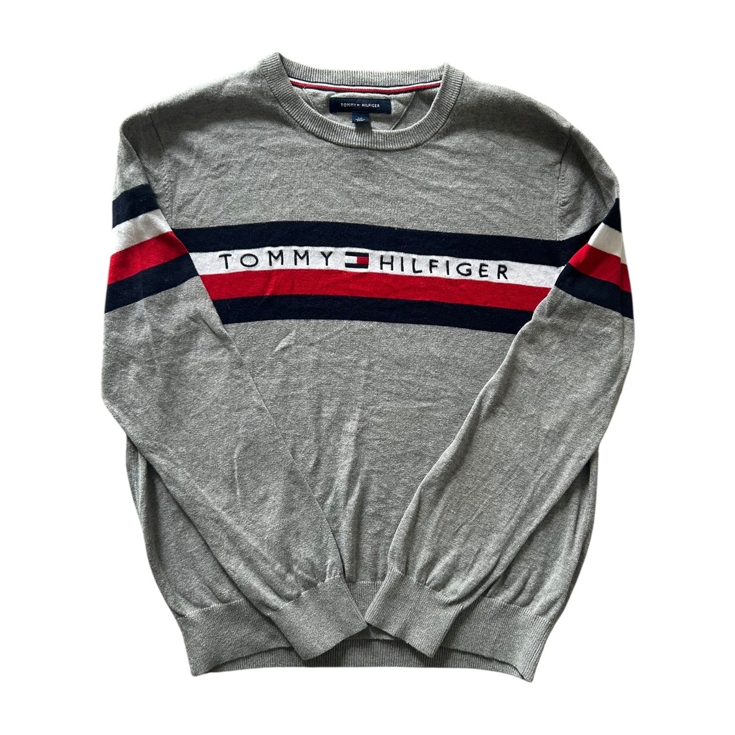 Small Tommy Hilfiger Grey Knitted Jumper