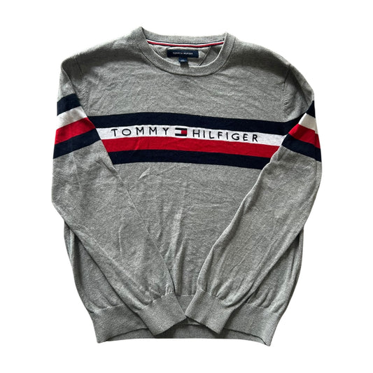 Small Tommy Hilfiger Grey Knitted Jumper