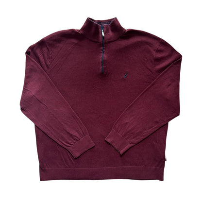 XXL Nautica Burgundy 1/4 Zip