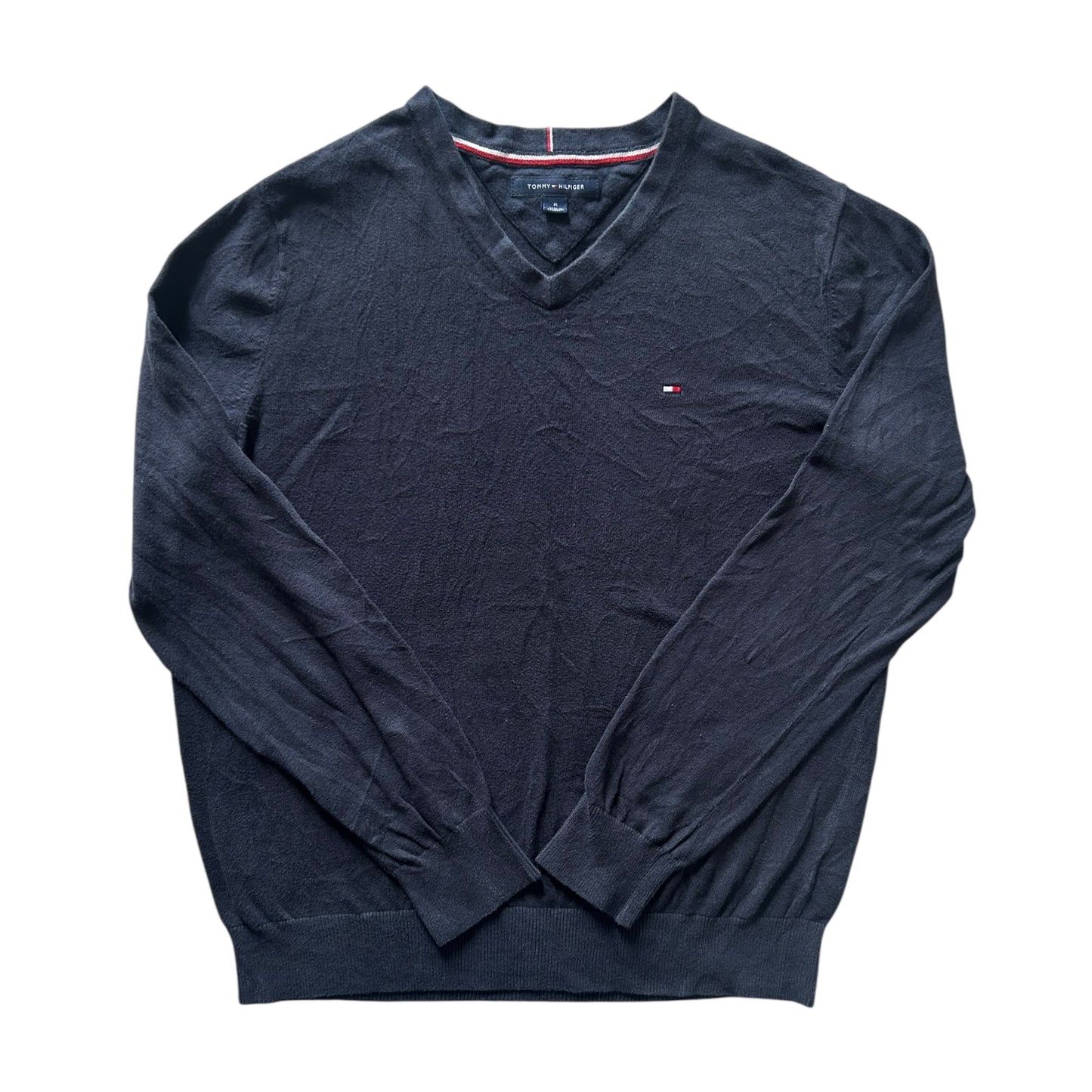 Medium Tommy Hilfiger Navy Knitted Jumper