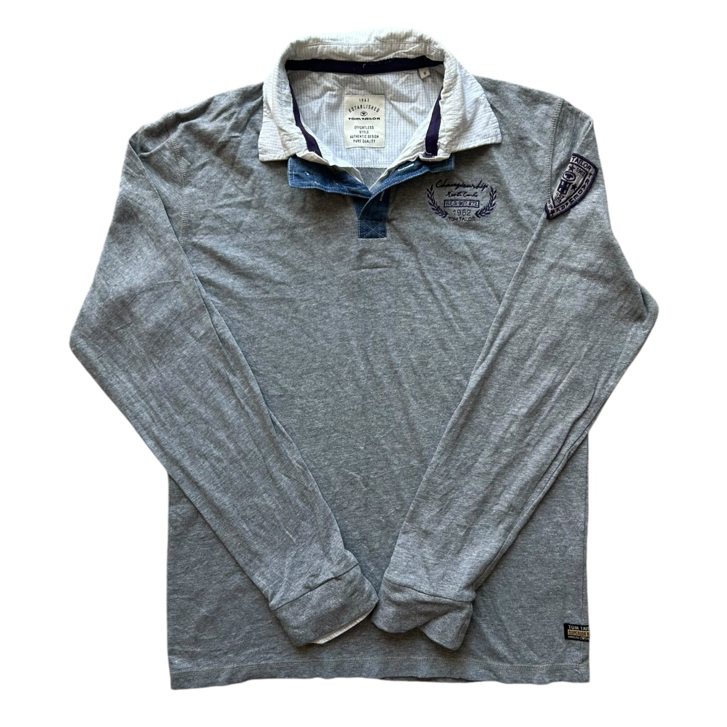 Small Tom Tailor Grey Rugby Shirt