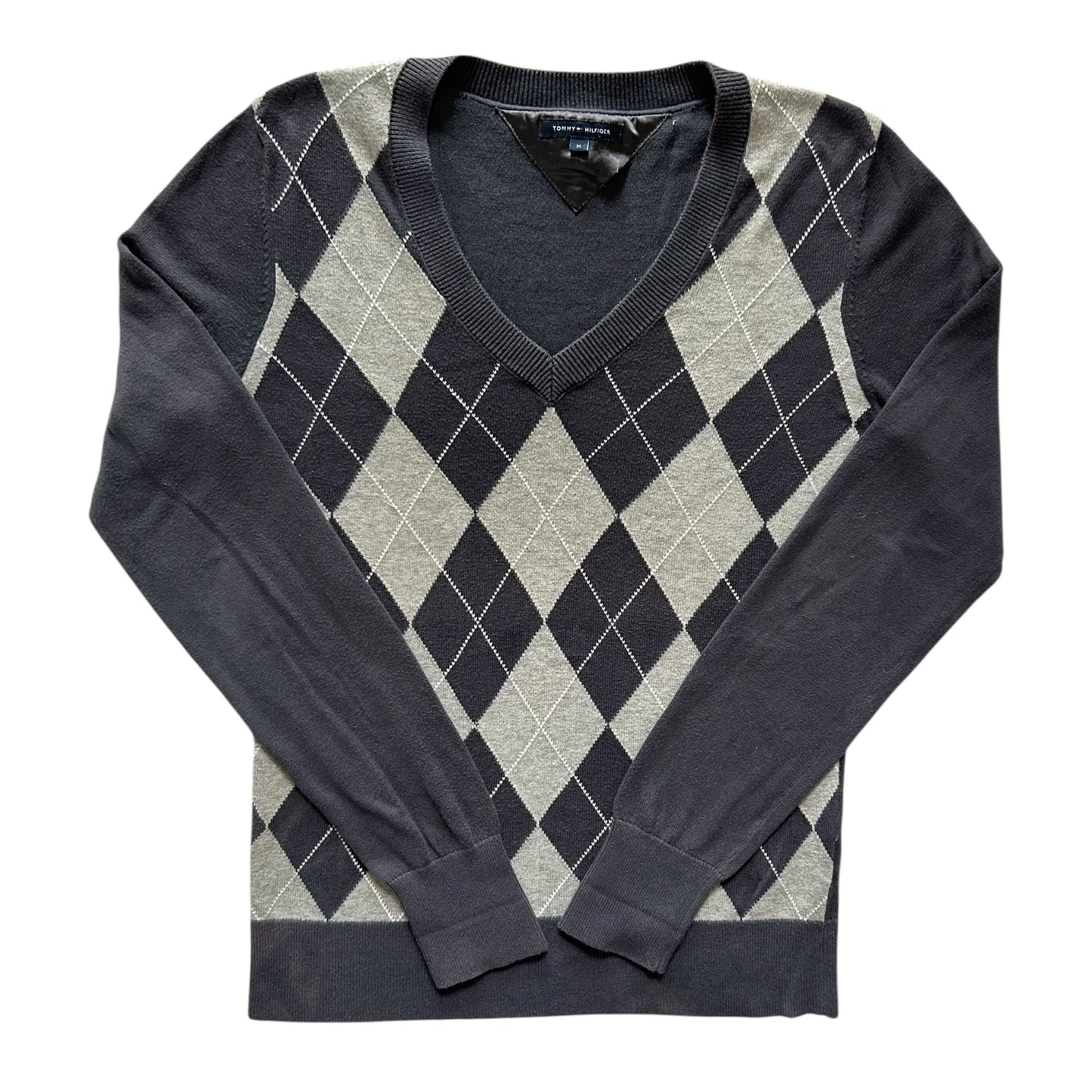 Medium Tommy Hilfiger Grey Knitted Jumper