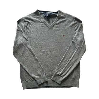 Extra Large Tommy Hilfiger Grey Knitted Jumper
