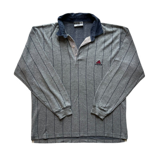 Large Adidas Grey Rugby Shirt