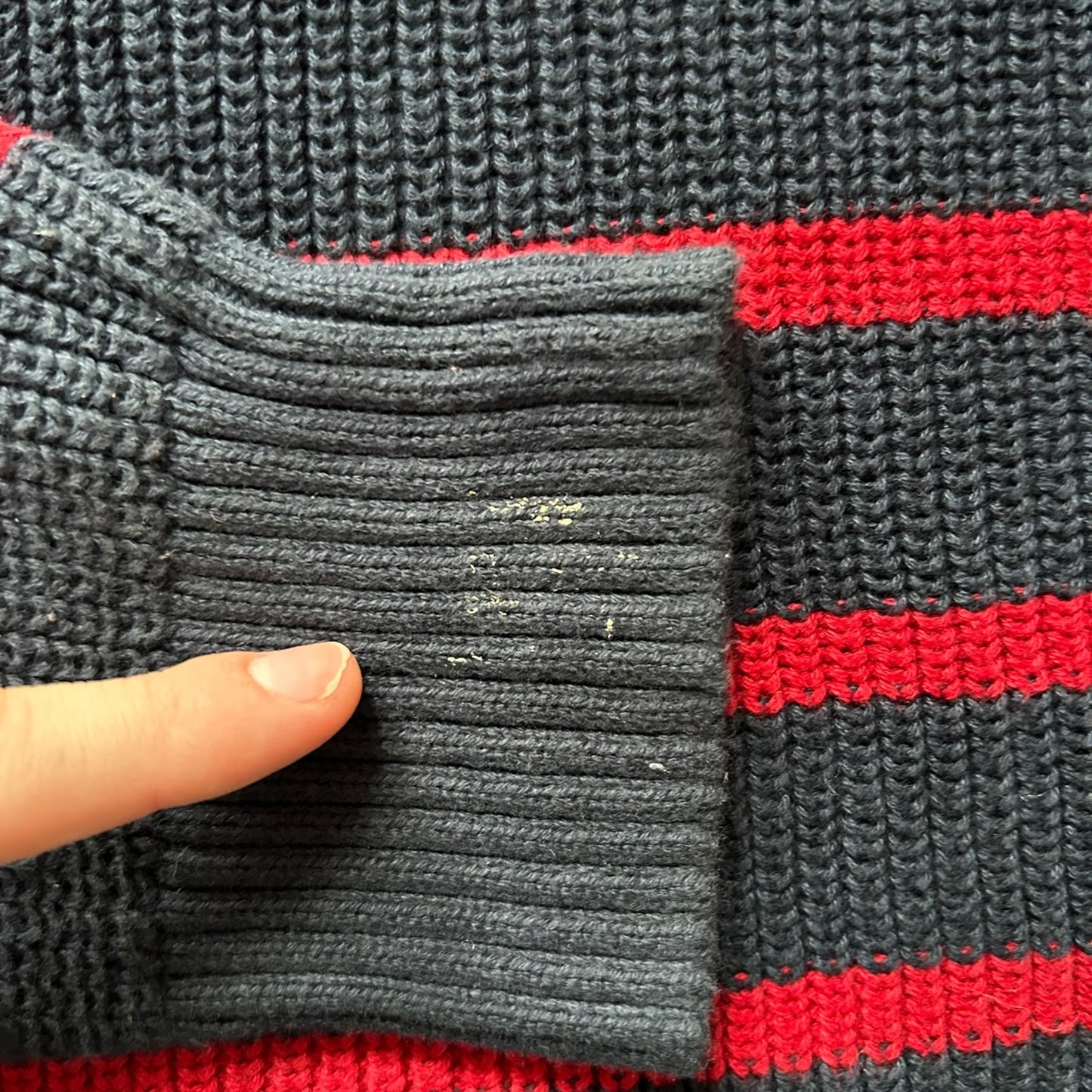 Extra Large Nautica Navy Knitted Jumper