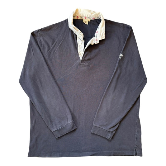 Extra large Cotton Traders Navy Rugby Shirt