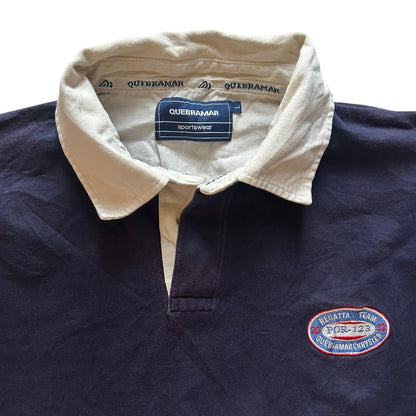 Large Quebramar Navy Rugby Shirt
