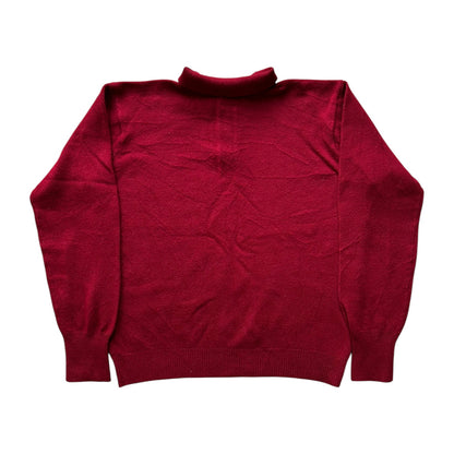 Medium Ralph Lauren Red Wool Knitted Jumper