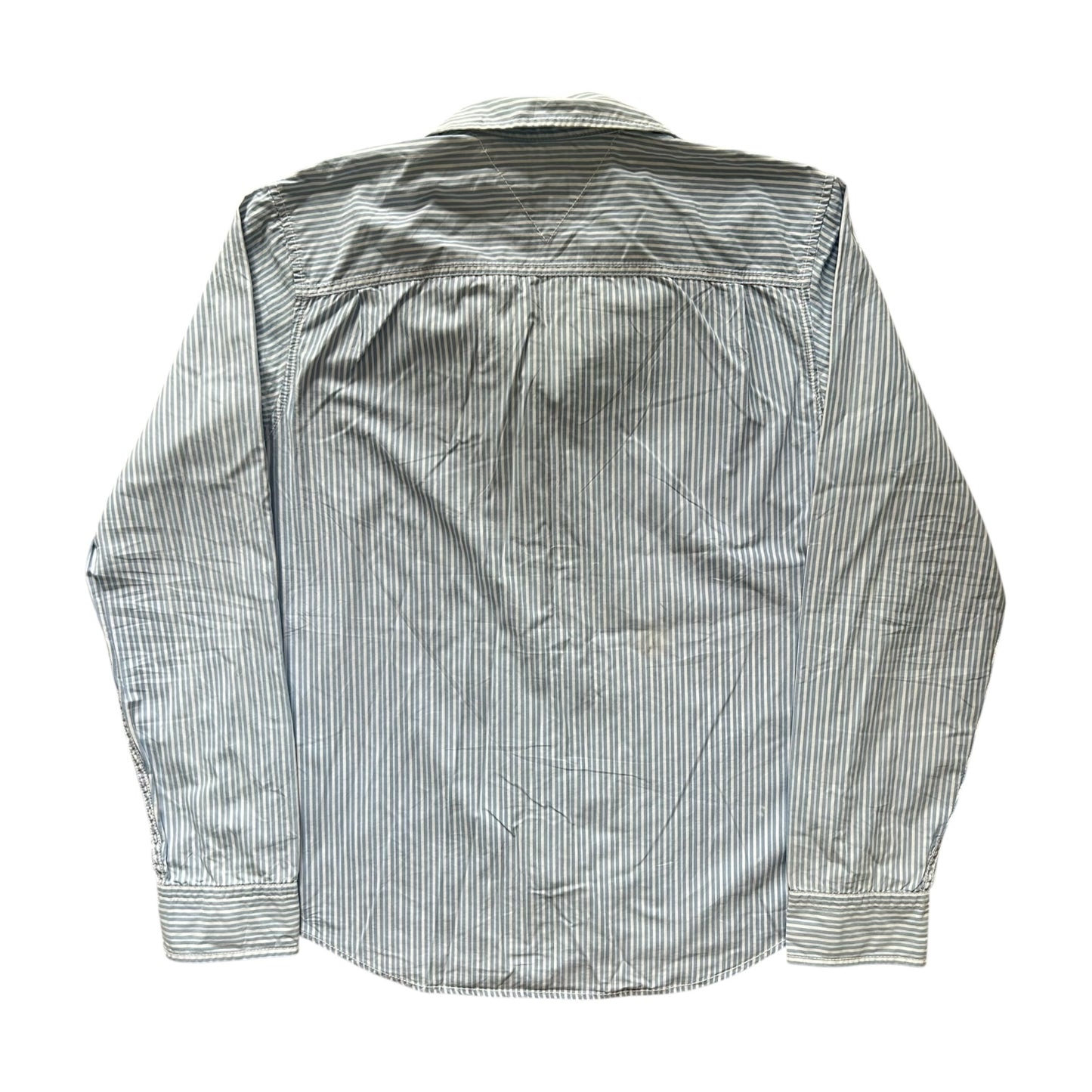 Large Tommy Hilfiger Blue Striped Shirt