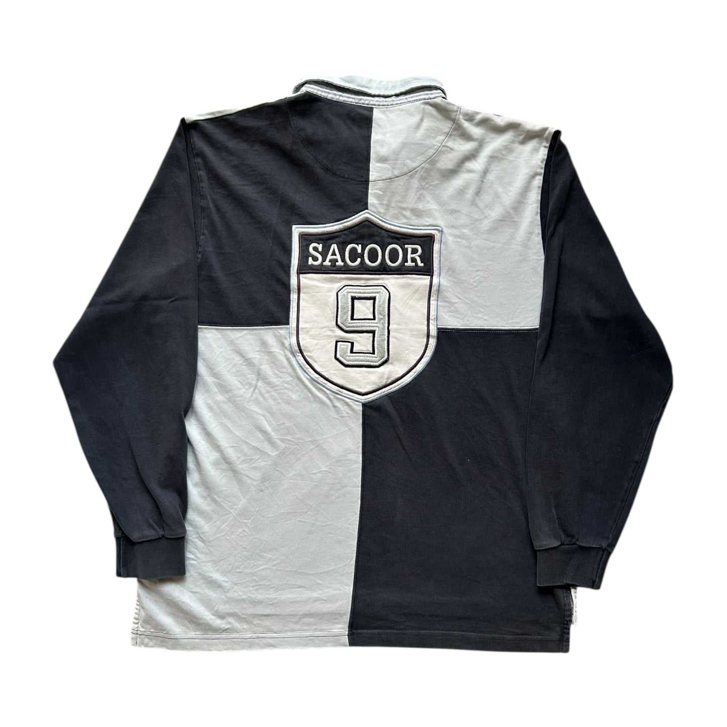 Medium Sacoor Sport Navy Rugby Shirt