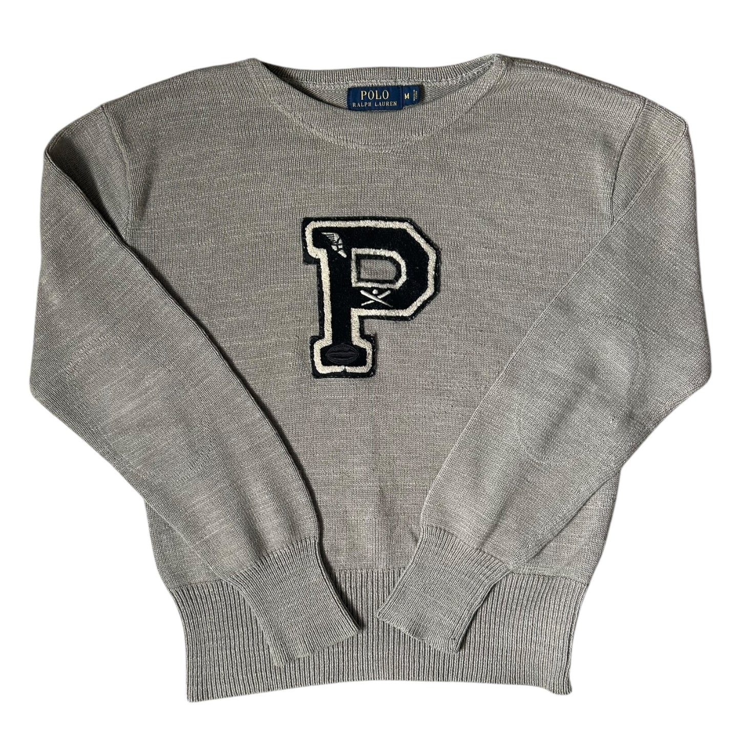 Medium Ralph Lauren Beige P Wing Knitted Jumper