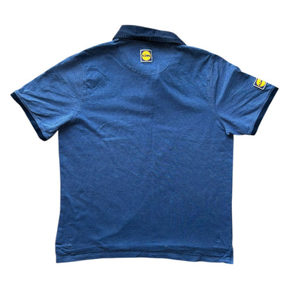 Large Lidl Blue Polo Shirt