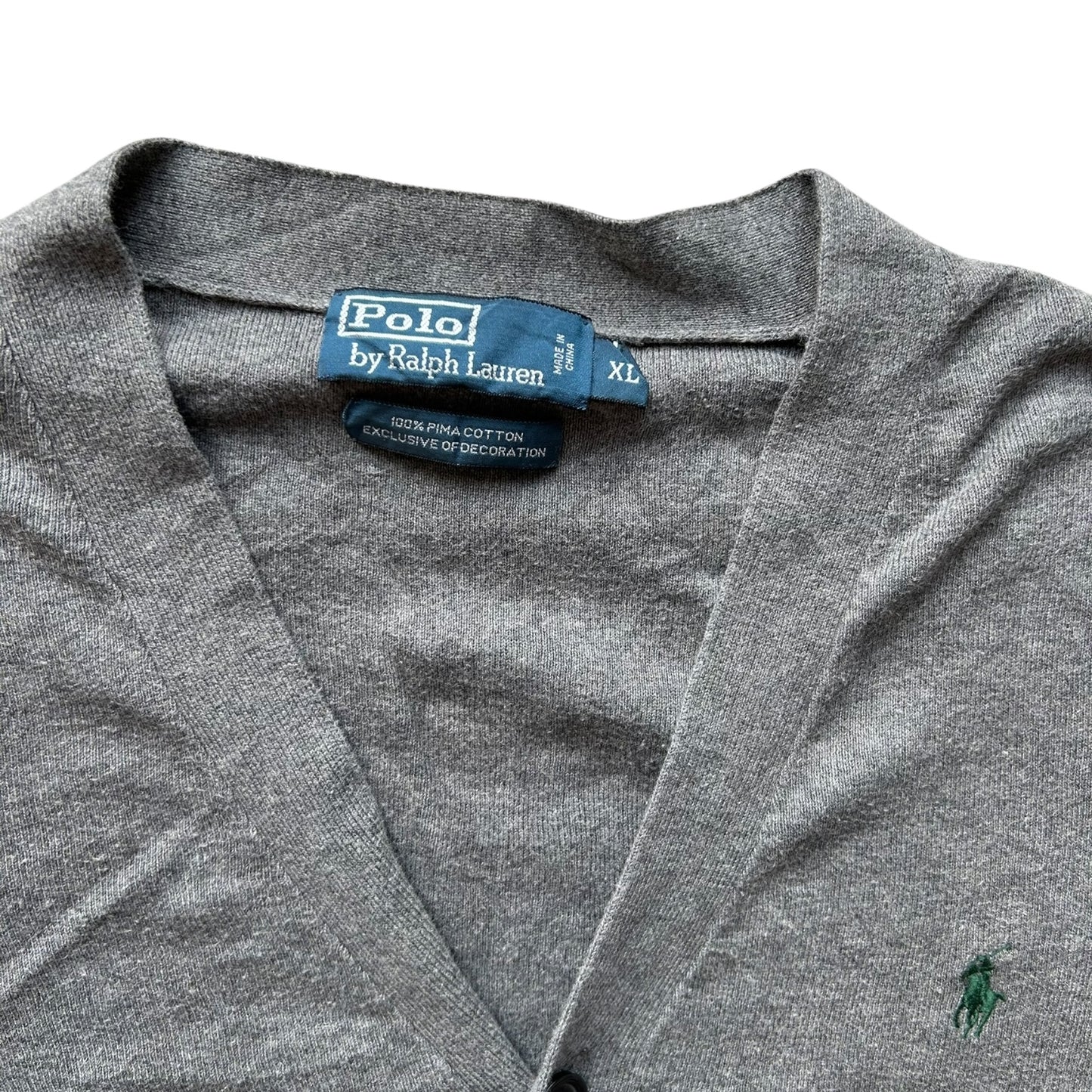 Extra Large Ralph Lauren Grey Cardigan