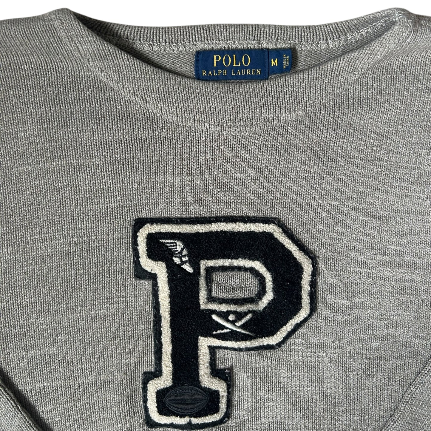 Medium Ralph Lauren Beige P Wing Knitted Jumper