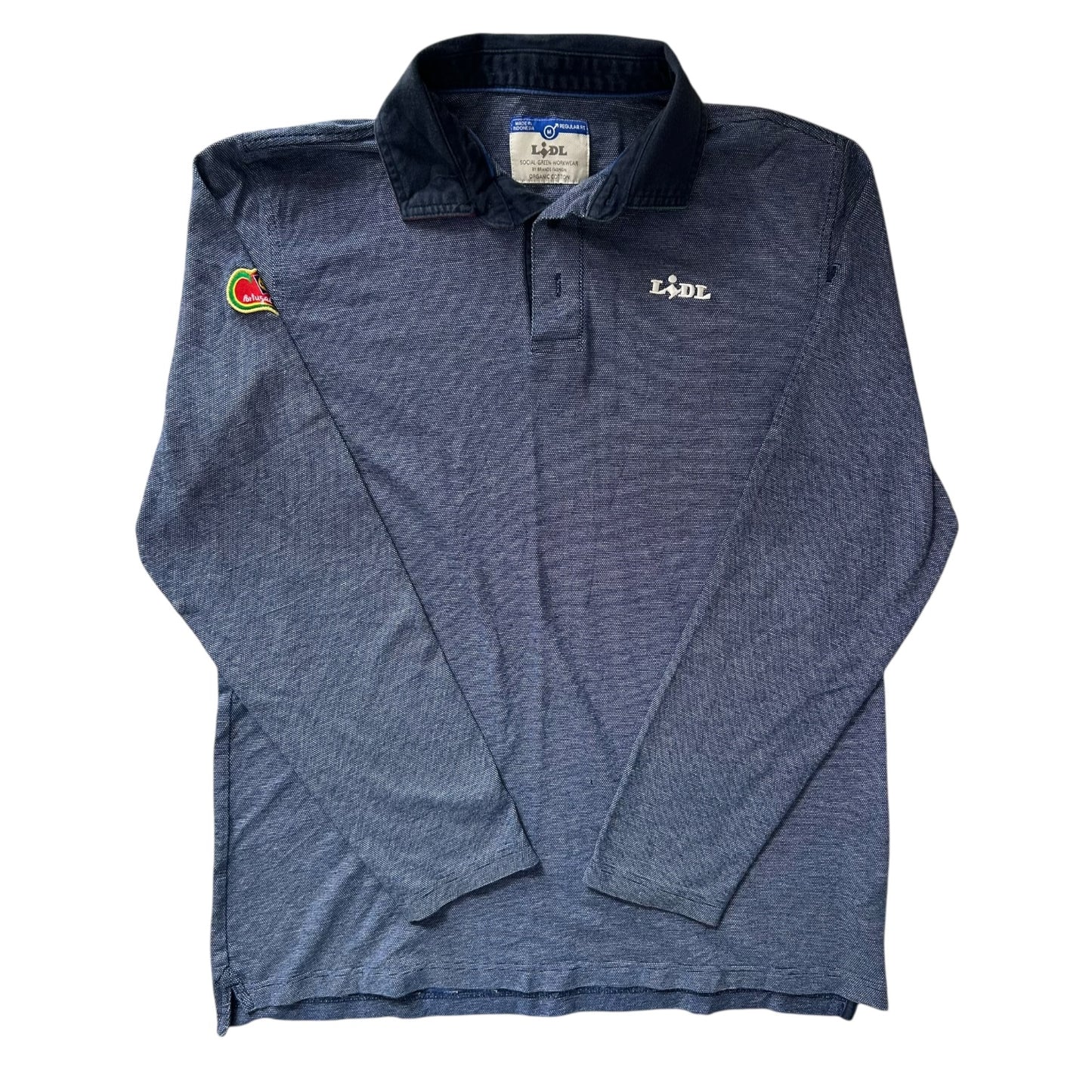 Medium Lidl Blue Polo Shirt