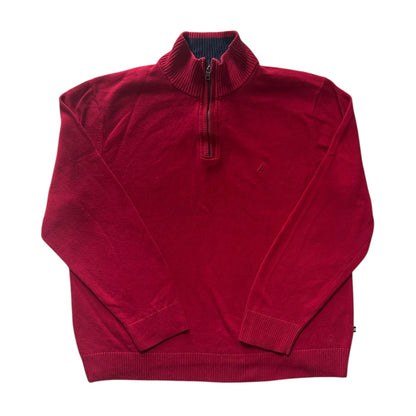 Extra Large Nautica Red 1/4 Zip