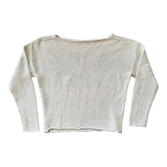 Womans Large Ralph Lauren Off-White Aztec Knitted Jumper