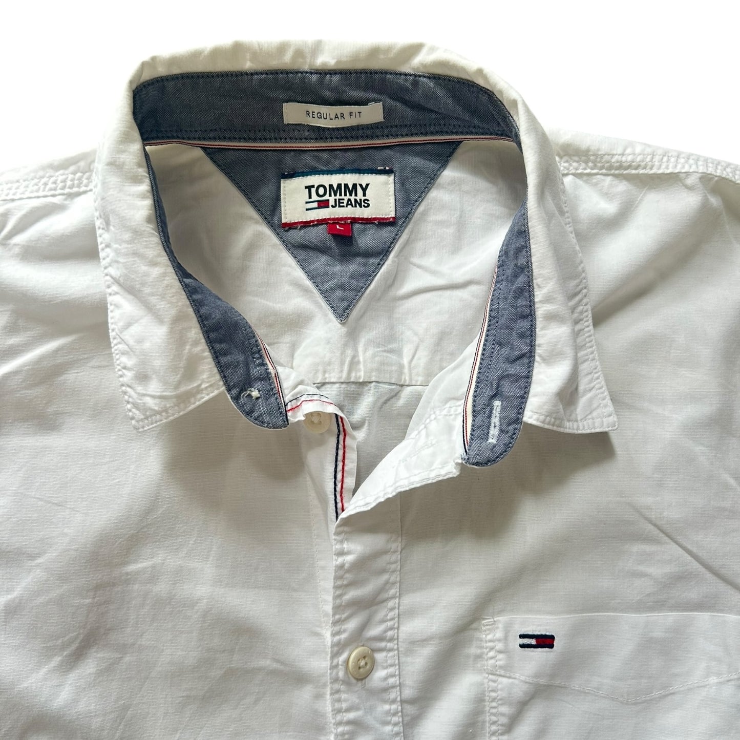 Large Tommy Hilfiger White Shirt