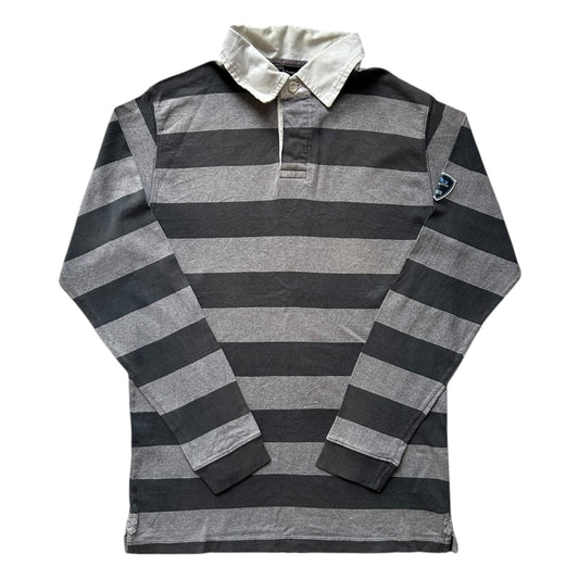 Medium Pull & Bear Grey Rugby Shirt