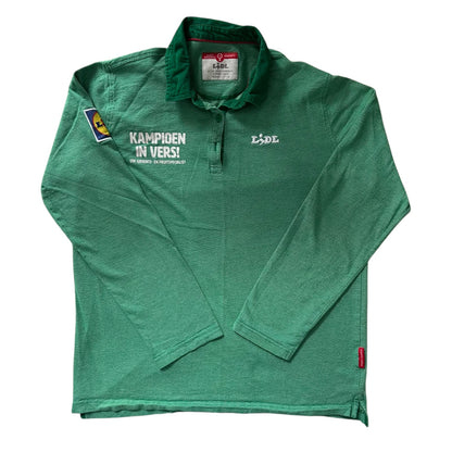 Large Lidl Green Polo Shirt
