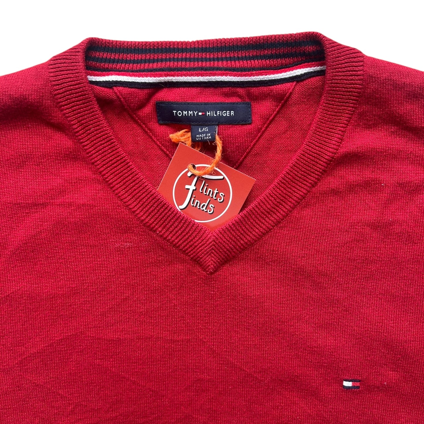 Large Tommy Hilfiger Red Sweatshirt
