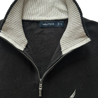Extra Large Nautica Black 1/4 Zip