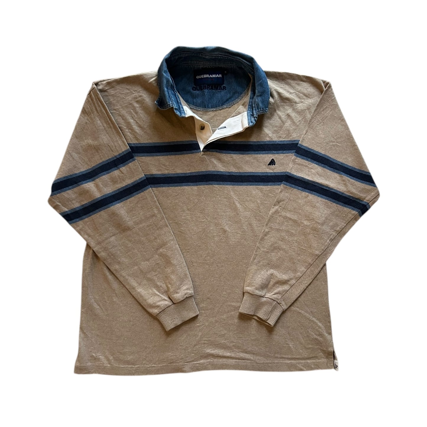 Medium Quebramar Beige Rugby Shirt