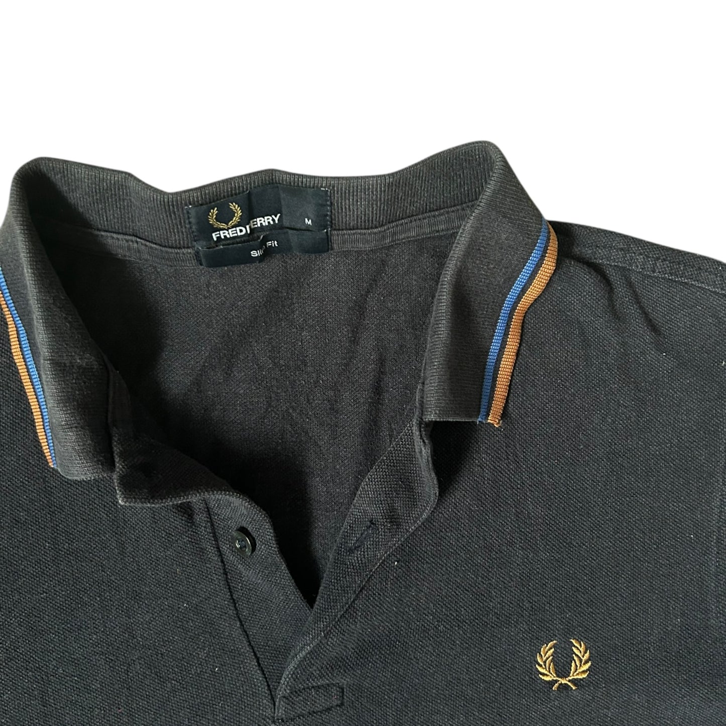 Medium Fred Perry Navy Polo Shirt