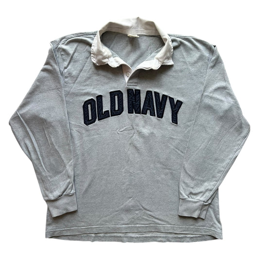 Extra Large Old Navy Grey Rugby Shirt