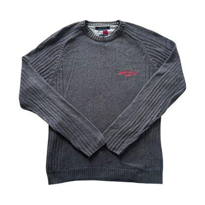 Large Tommy Hilfiger Grey Knitted Jumper
