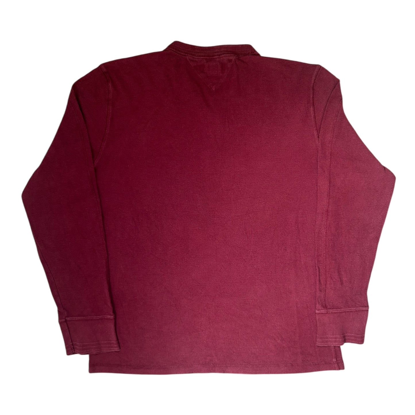 Large Tommy Hilfiger Burgundy Long Sleeve T-Shirt