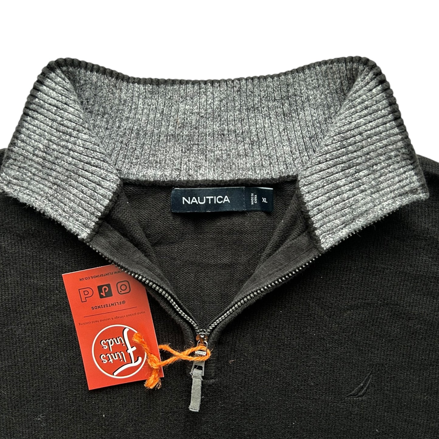 Extra Large Nautica Black 1/4 Zip