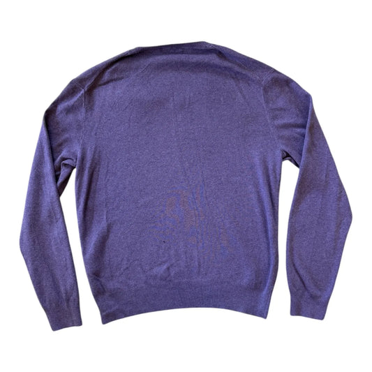 Large Ralph Lauren Purple V-Neck Jumper