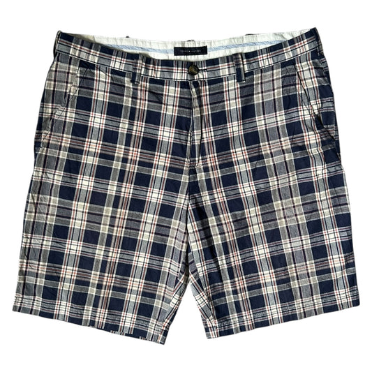 40" Tommy Hilfiger Navy Checkered Shorts