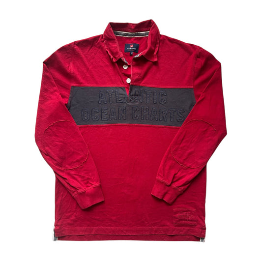 Small Mike Davis Red Rugby Shirt