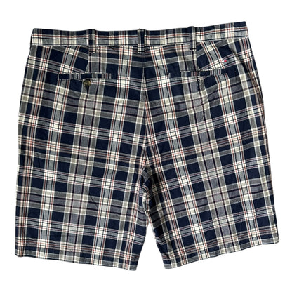 40" Tommy Hilfiger Navy Checkered Shorts