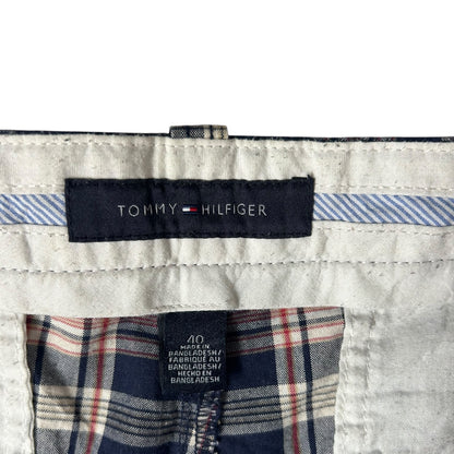 40" Tommy Hilfiger Navy Checkered Shorts