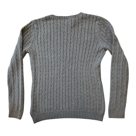 Womans Small Ralph Lauren Grey Cable Knit