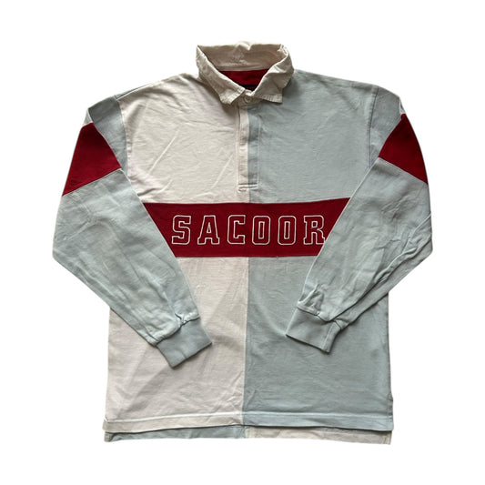 Small Sacoor Sport Light Blue Rugby Shirt