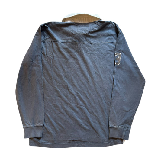 Extra Large Code Jeans Blue and White Rugby Shirt