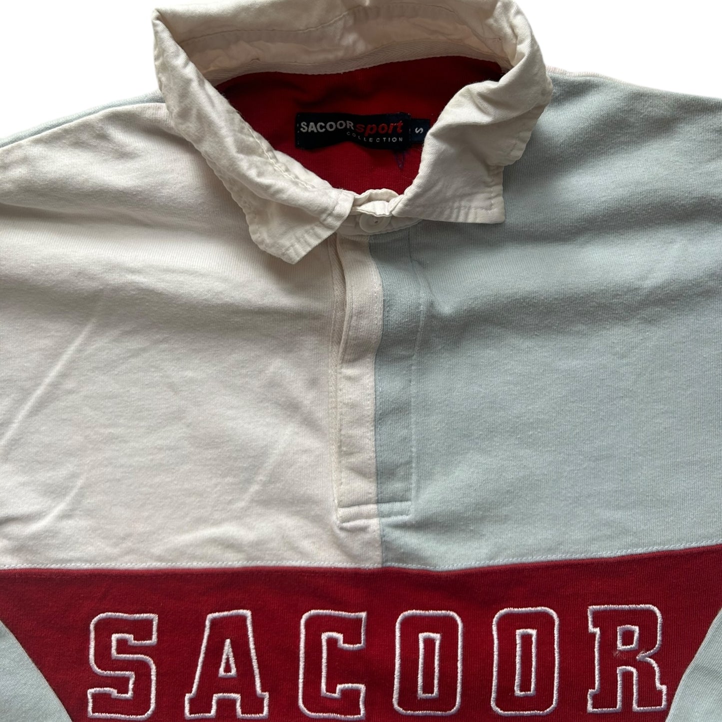 Small Sacoor Sport Light Blue Rugby Shirt