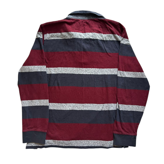 Medium Boston Crew Striped Rugby Shirt