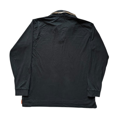 Extra Large Atlas For Men Black Rugby Shirt