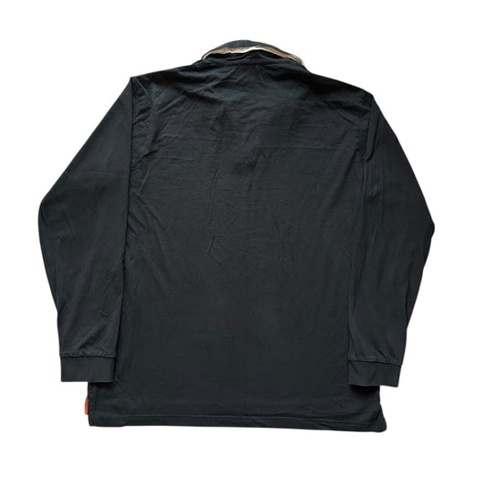 Extra Large Atlas For Men Black Rugby Shirt