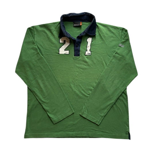 Extra Large Tiffosi Green Rugby Shirt