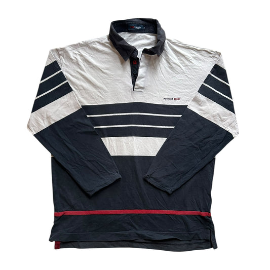 Extra Large Lion of Porches White Rugby Shirt