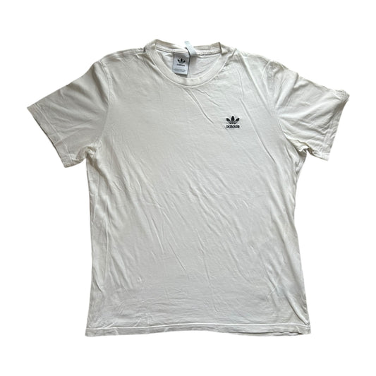 Large Adidas White T-Shirt