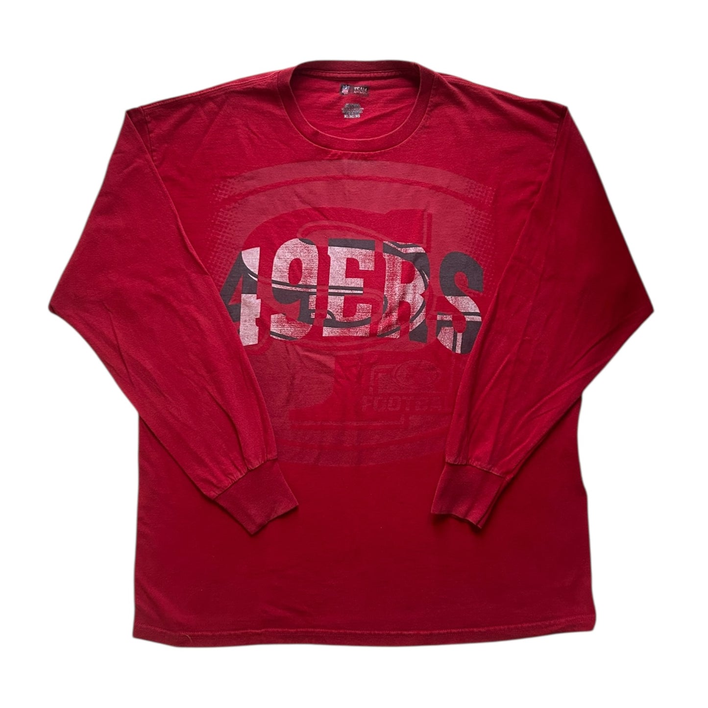 Extra Large NFL 49ers Red Long Sleeved T-Shirt